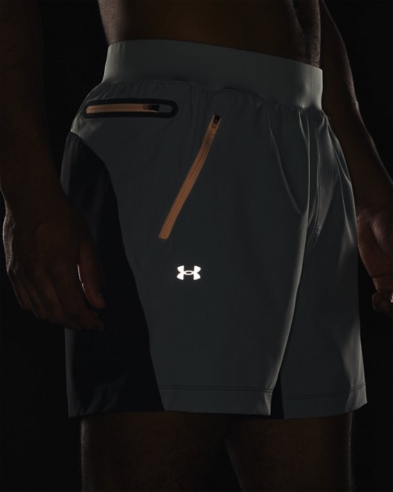 Men's UA Terrain Woven Shorts, Gray, pdpMainDesktop image number 4